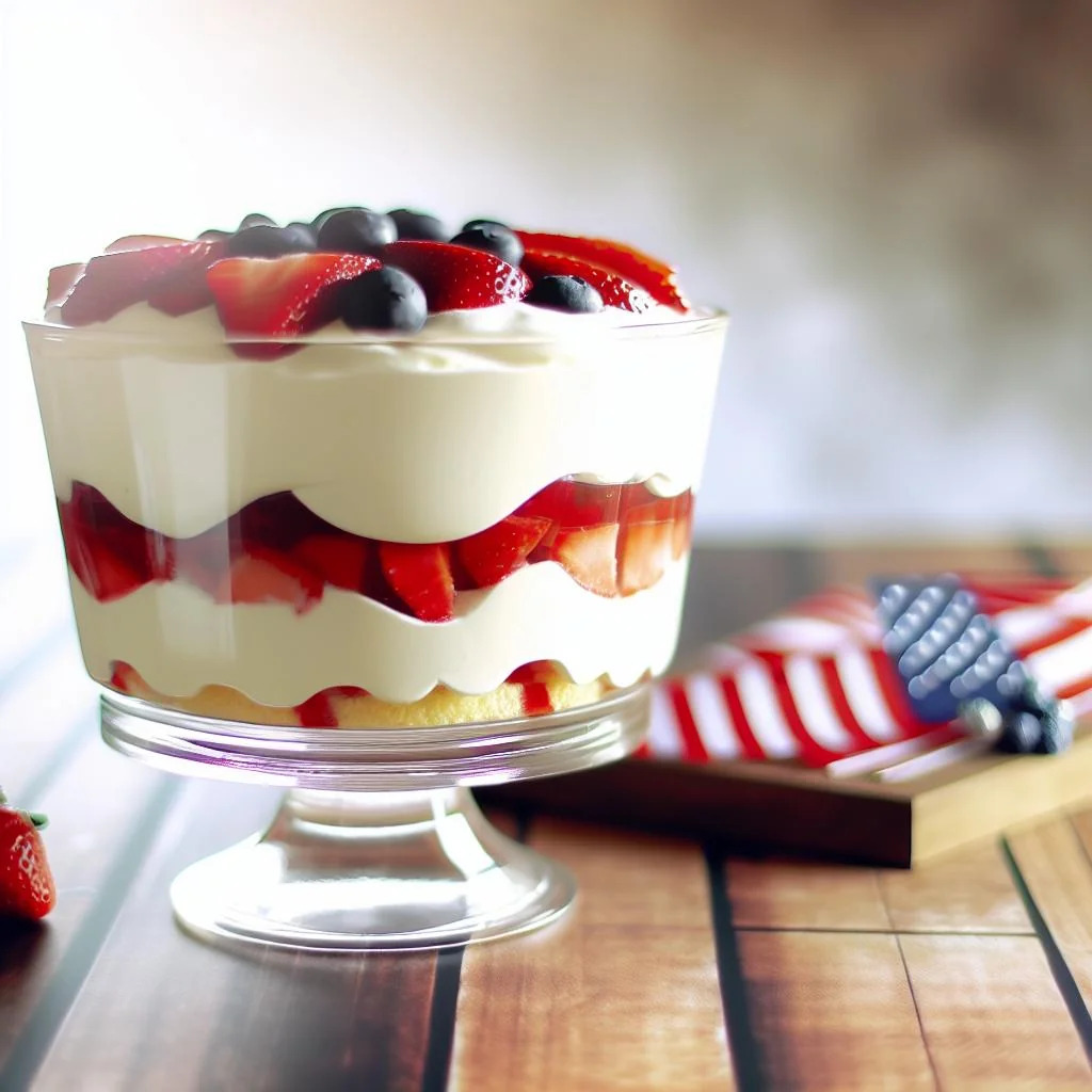 4th of July Trifle with Pudding Recipe