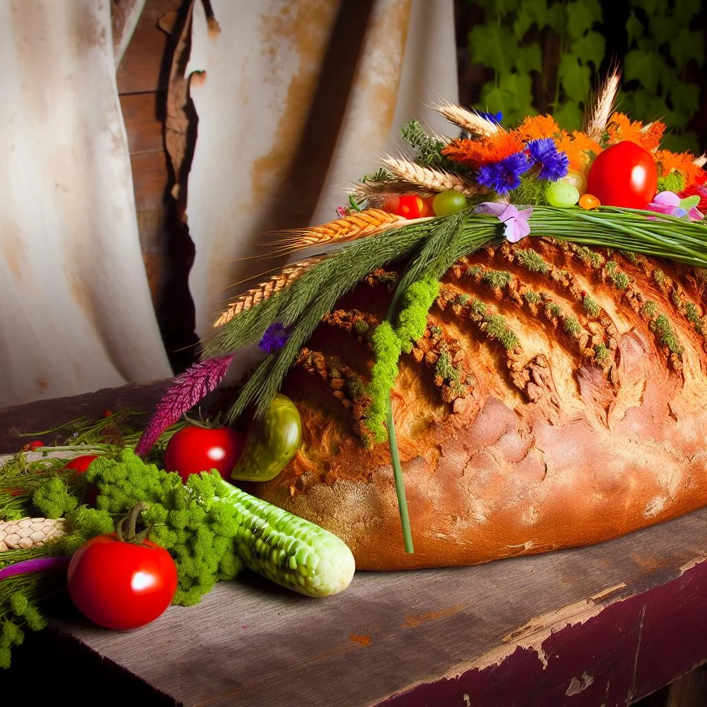 Artisan Rustic Cob Loaf with a Crunchy Crust Recipe