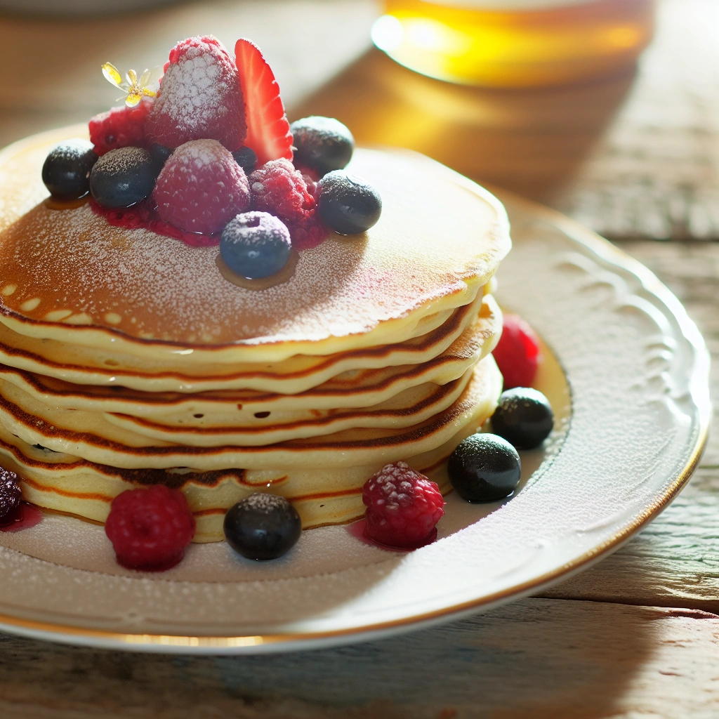 British Style Light and Fluffy Pancakes Recipe