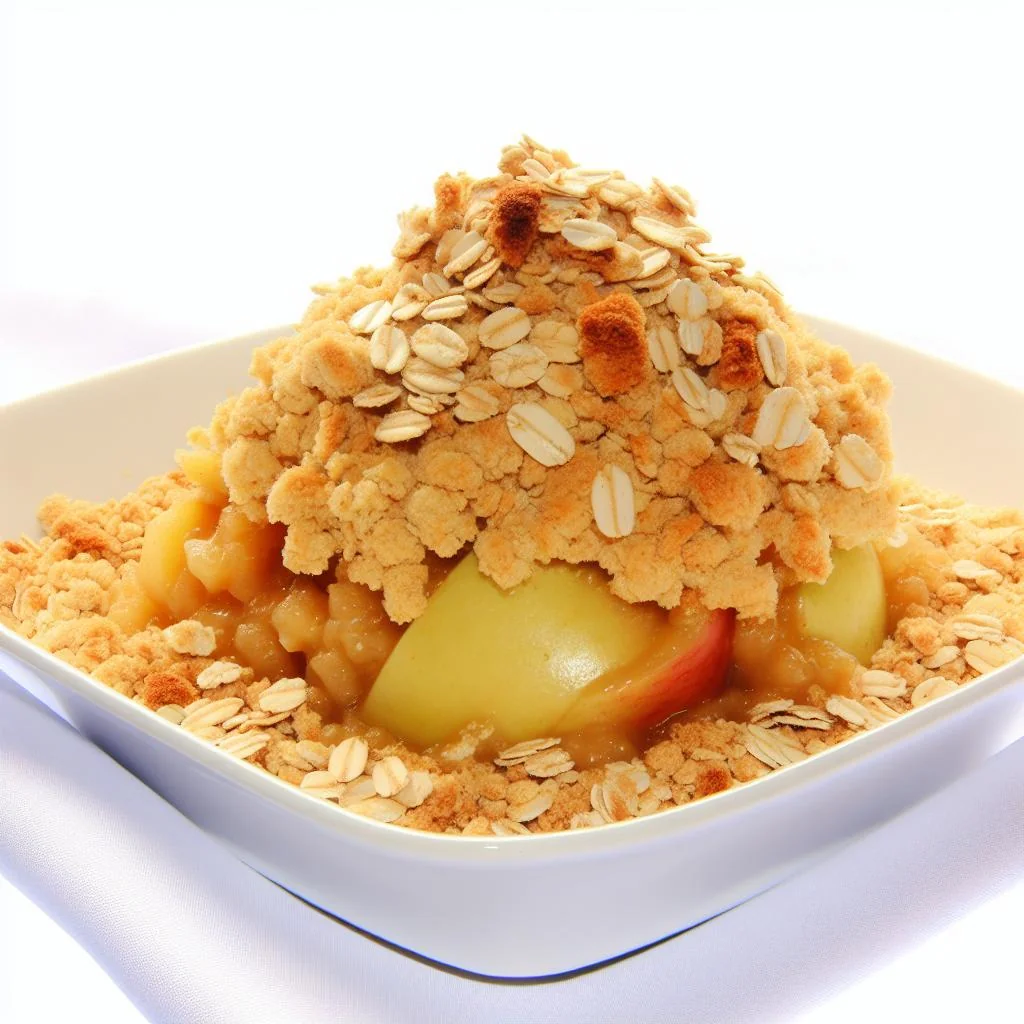 Classic Apple Crumble with a Buttery Oat Topping Recipe