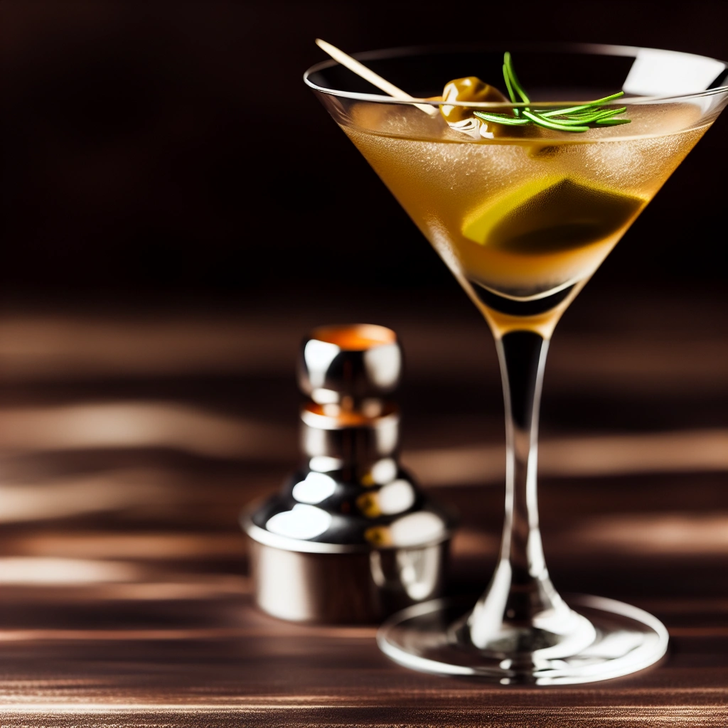 Classic Dirty Martini Cocktail Recipe