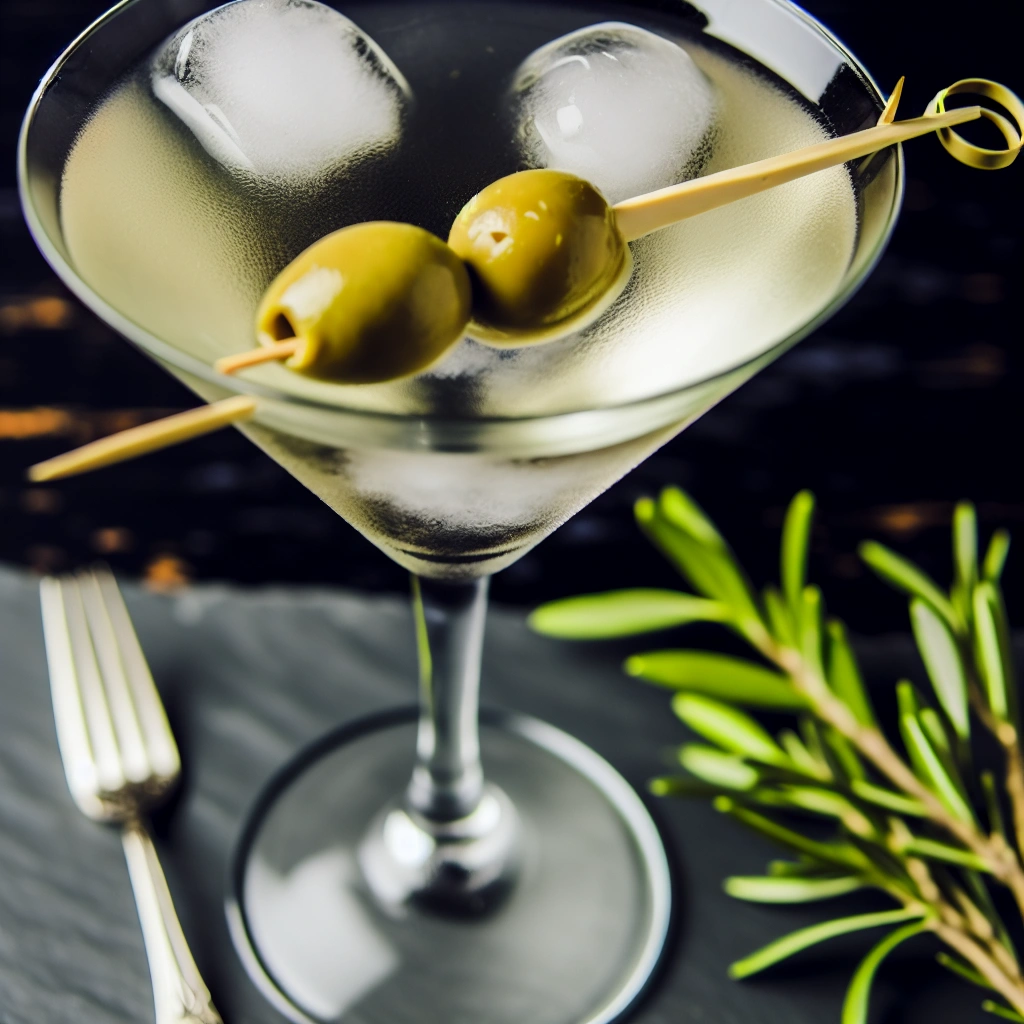 Classic Dirty Martini With Olive Brine Recipe