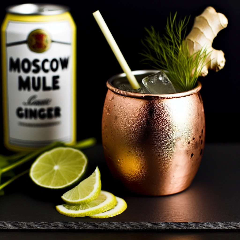 Classic Moscow Mule with Zesty Ginger Recipe