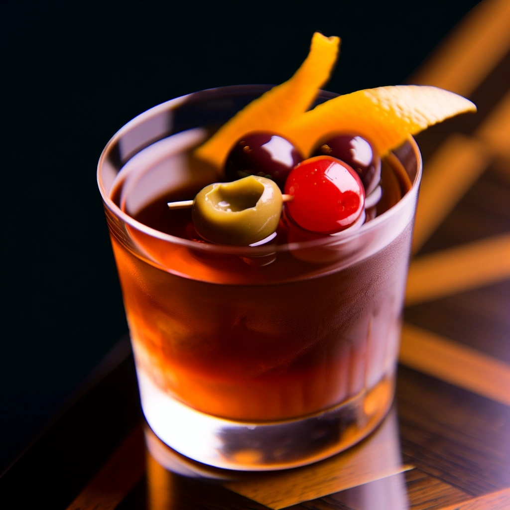 Classic Sophisticated Manhattan Cocktail Recipe