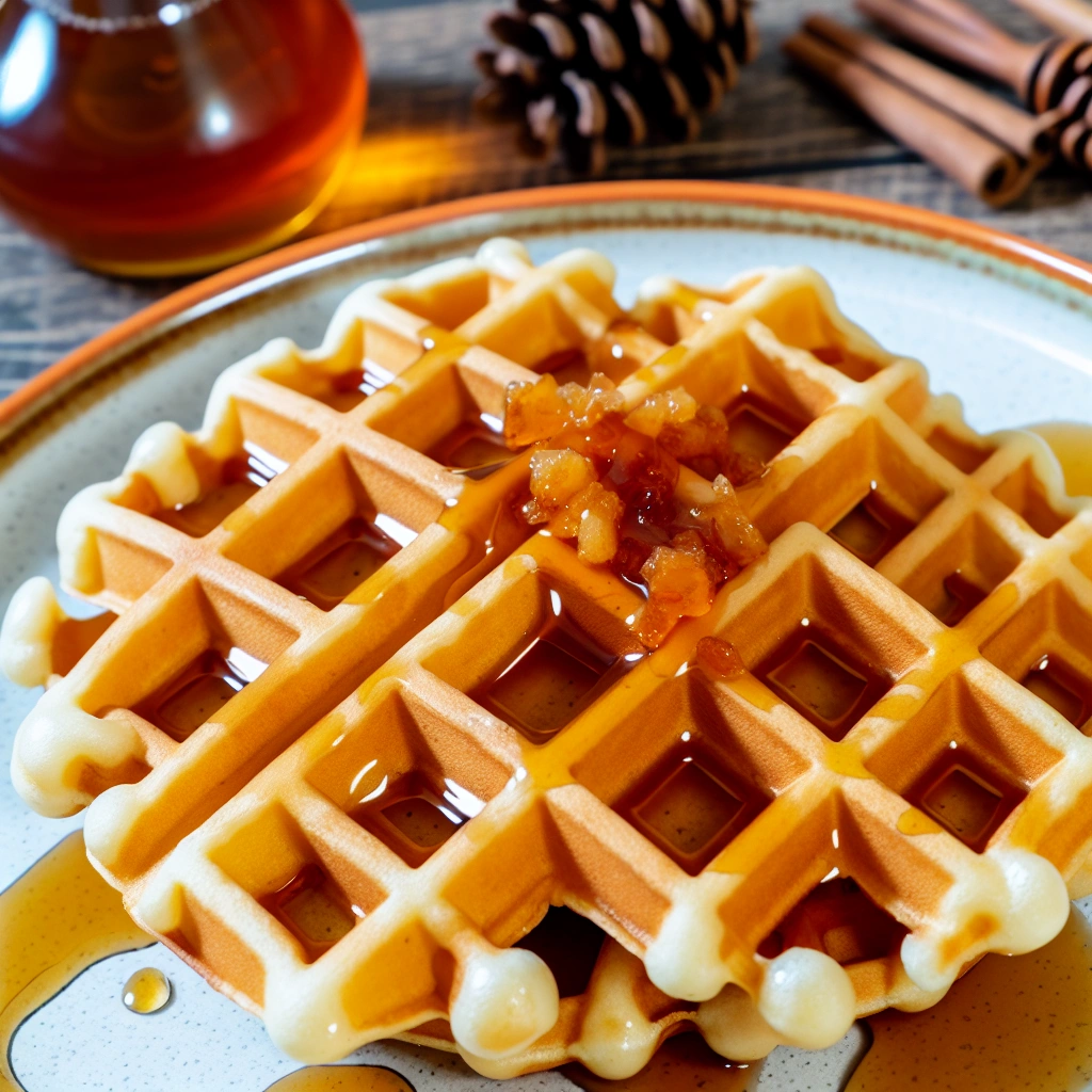 Classic Waffles With Maple Syrup Recipe