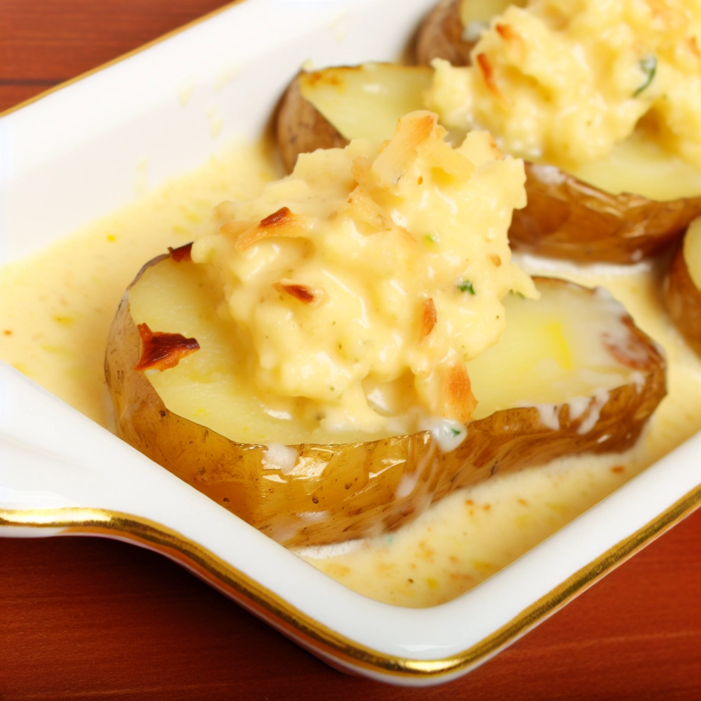 Creamy Garlic Butter Smashed Potatoes Recipe