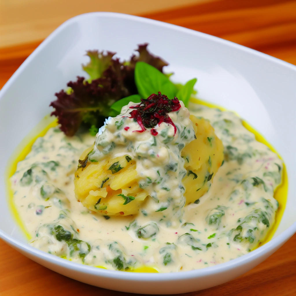 Creamy Herb Infused Smashed Potatoes Recipe