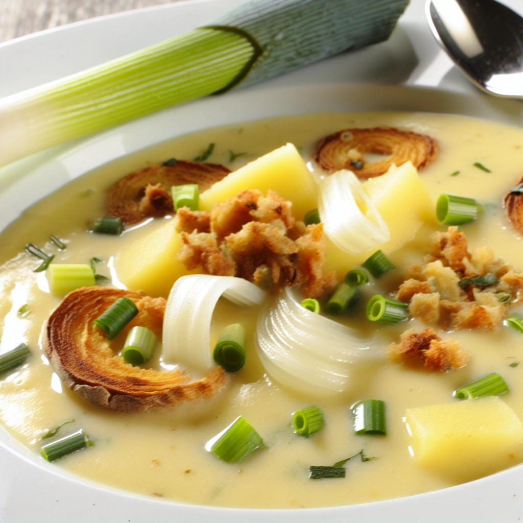 Creamy Leek and Potato Winter Soup Recipe