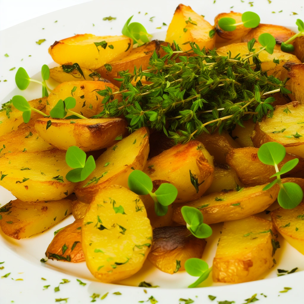 Crispy Herb Roasted Potatoes Recipe