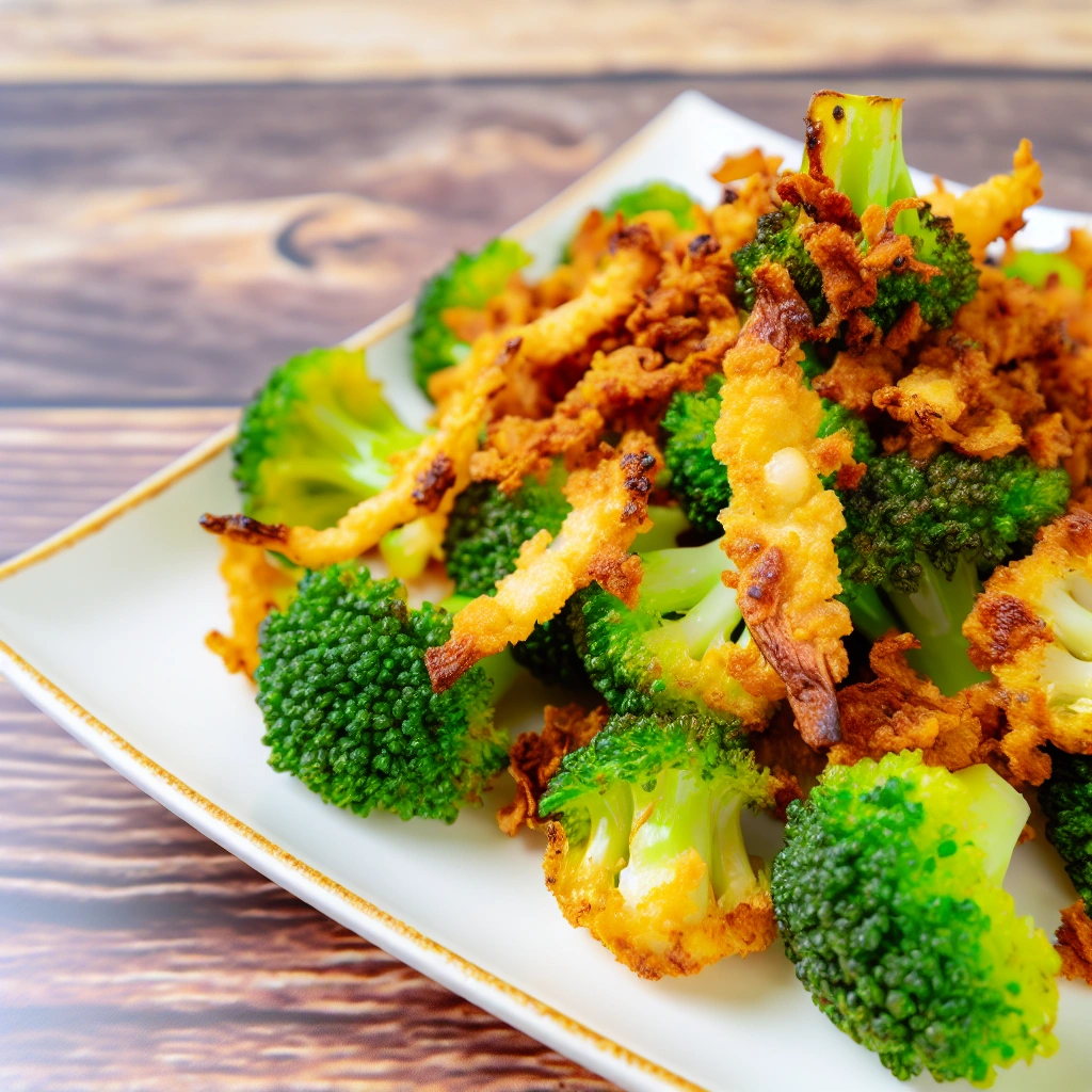 Crispy Roasted Broccoli Florets Recipe