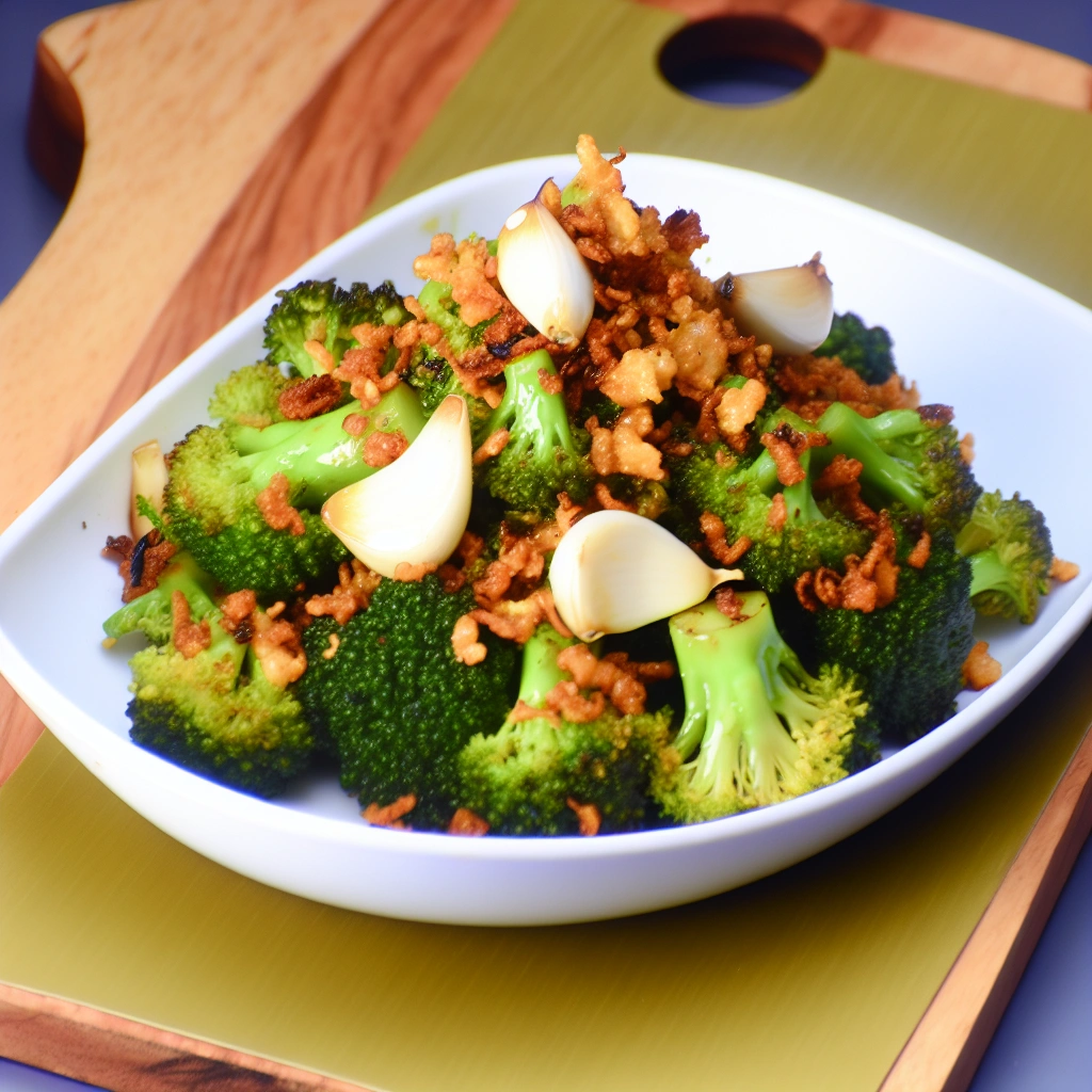 Crispy Roasted Garlic Broccoli Recipe
