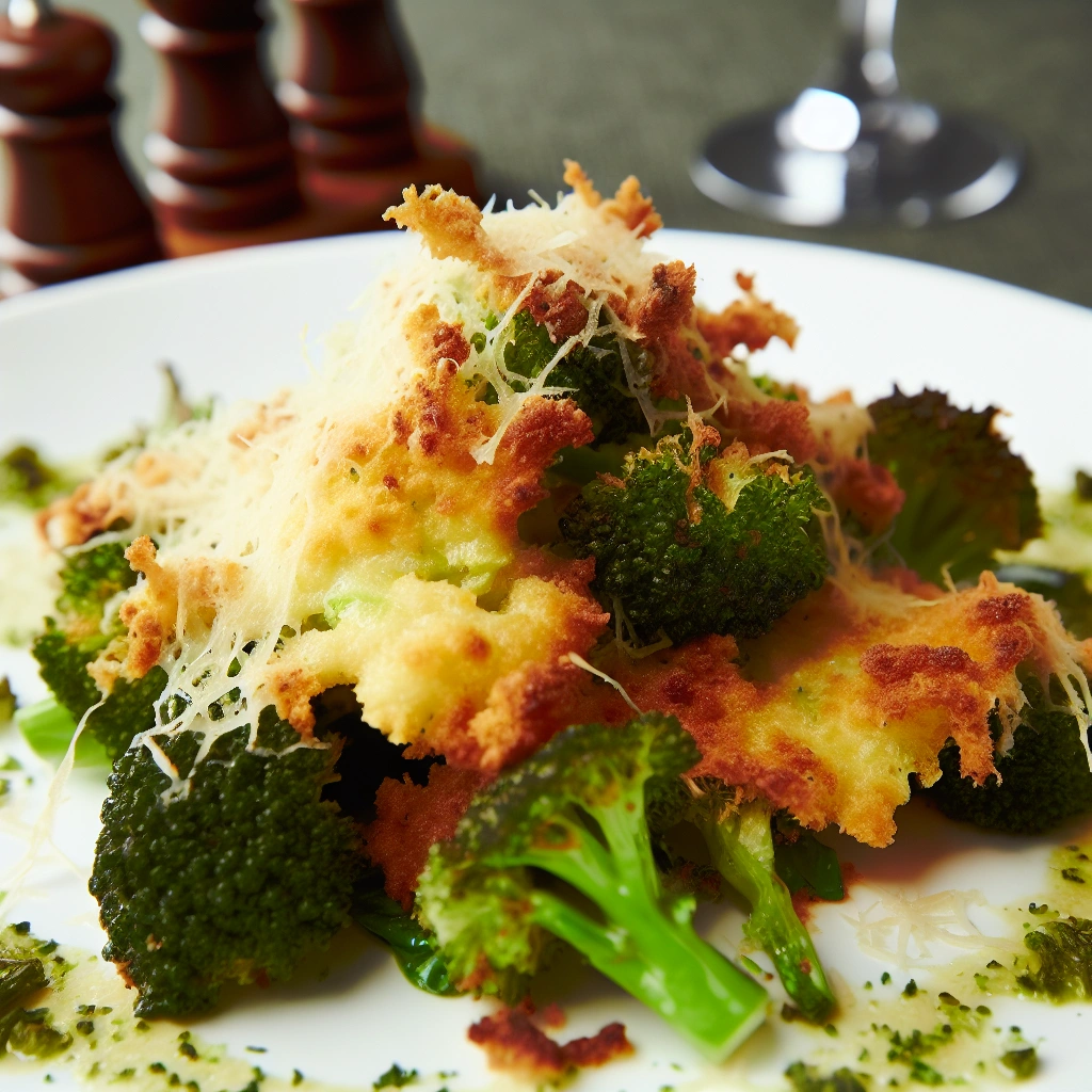 Crispy Roasted Parmesan Broccoli Recipe