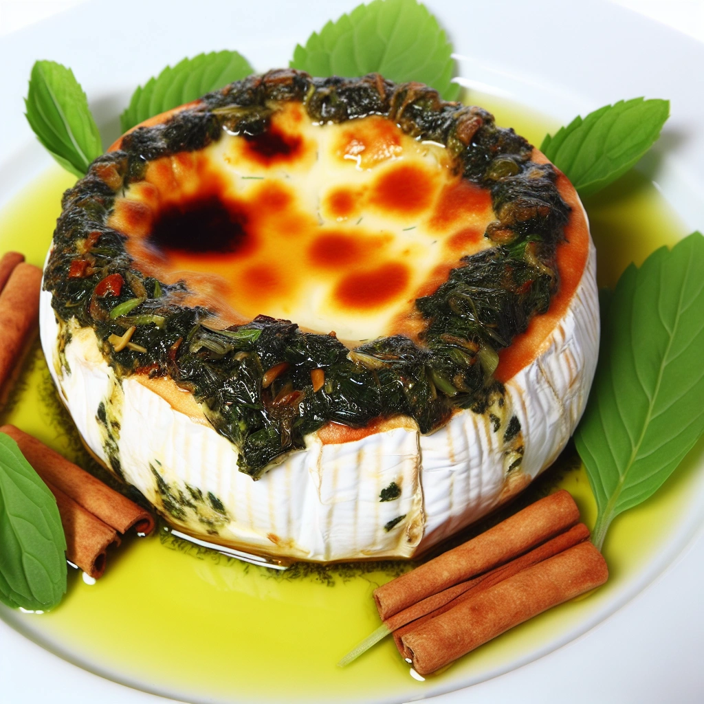 Decadent Baked Brie with Herbs Recipe