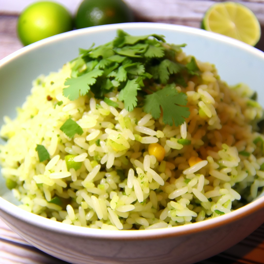 Fluffy Cilantro Lime Infused Rice Recipe