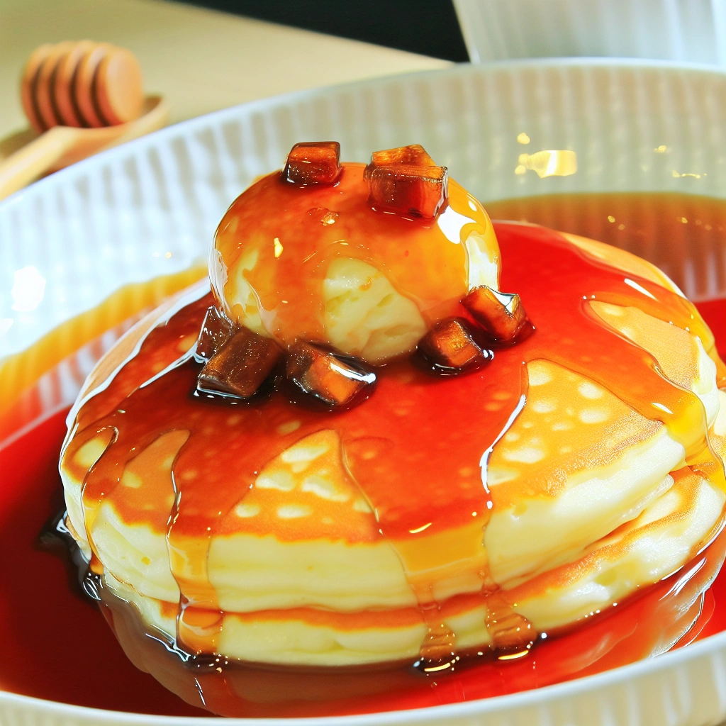 Fluffy Pancakes With Maple Syrup Recipe