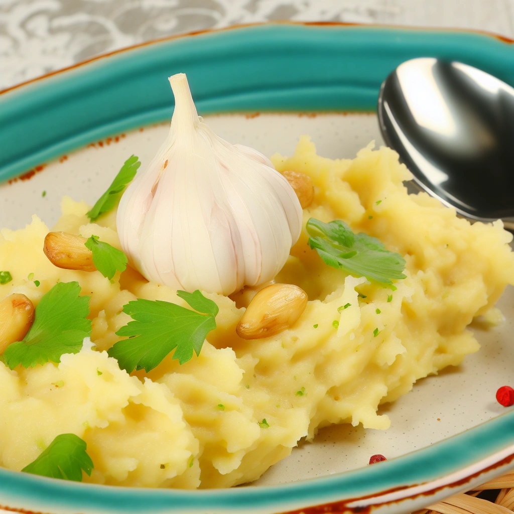 Garlic Butter Smashed Creamy Potatoes Recipe
