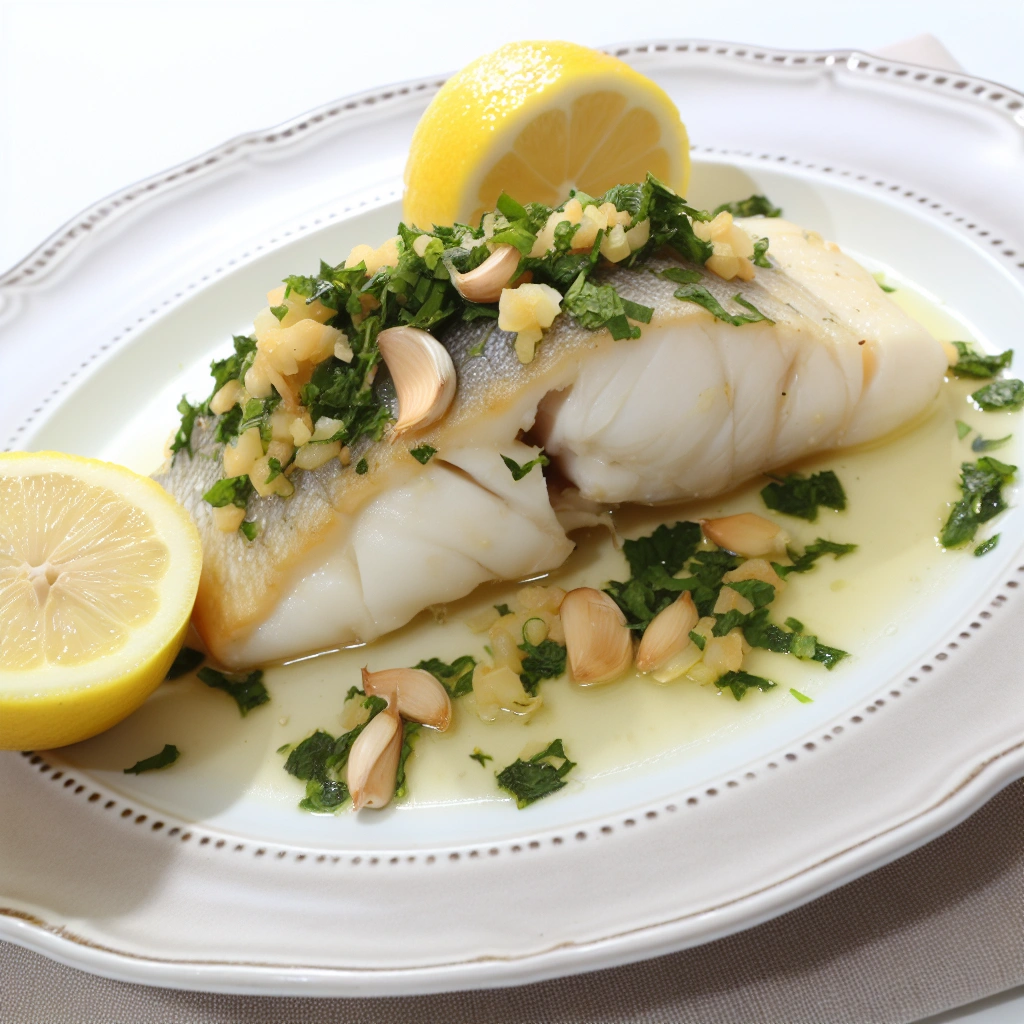 Garlic Lemon Baked Cod Recipe