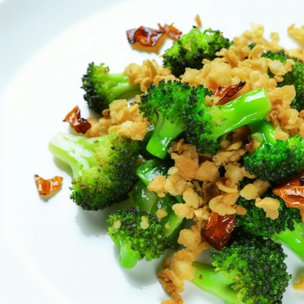 Garlic Roasted Crispy Broccoli Recipe