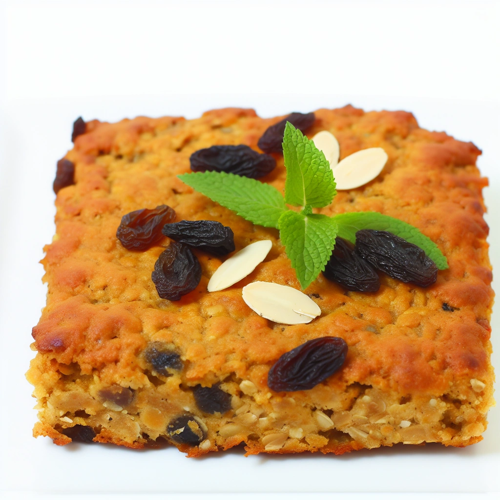 Golden Oat Flapjacks With Raisins Recipe