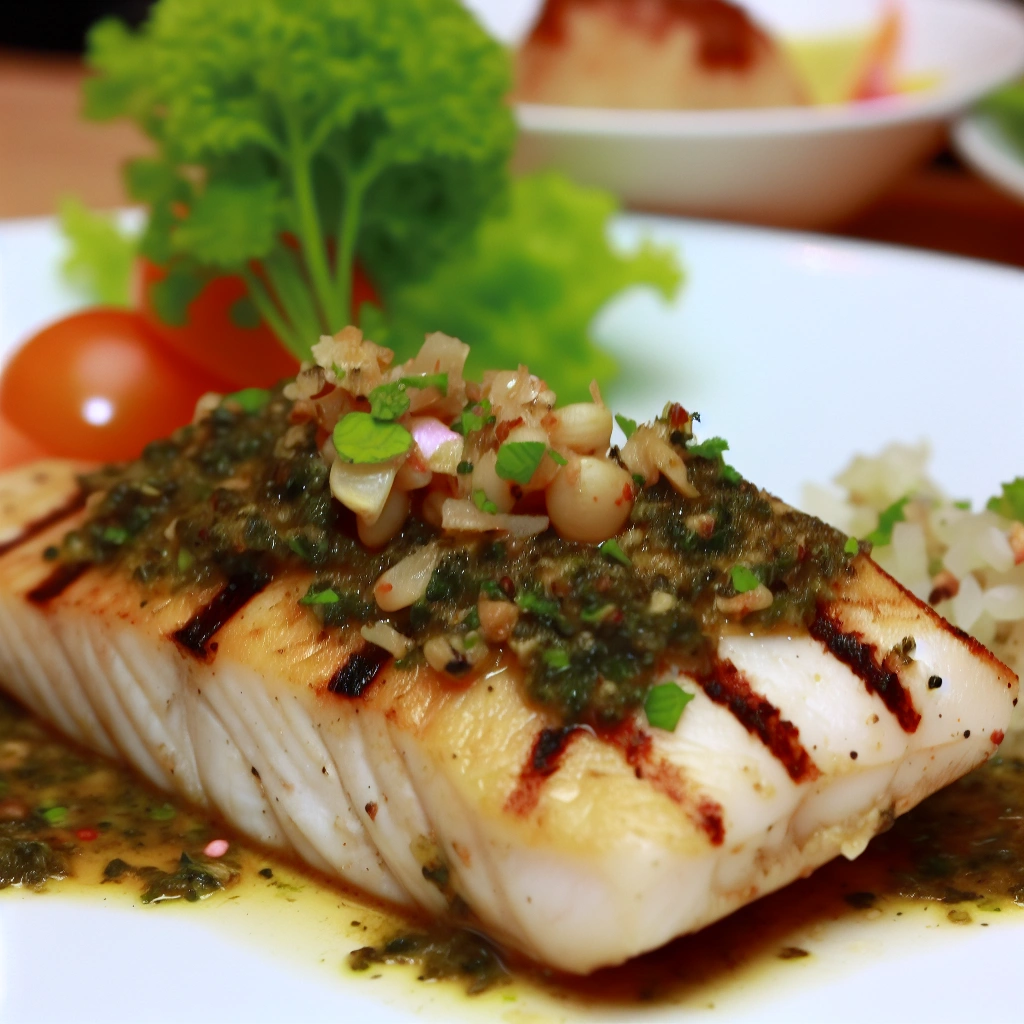 Grilled Garlic Herb Mahi Mahi Recipe