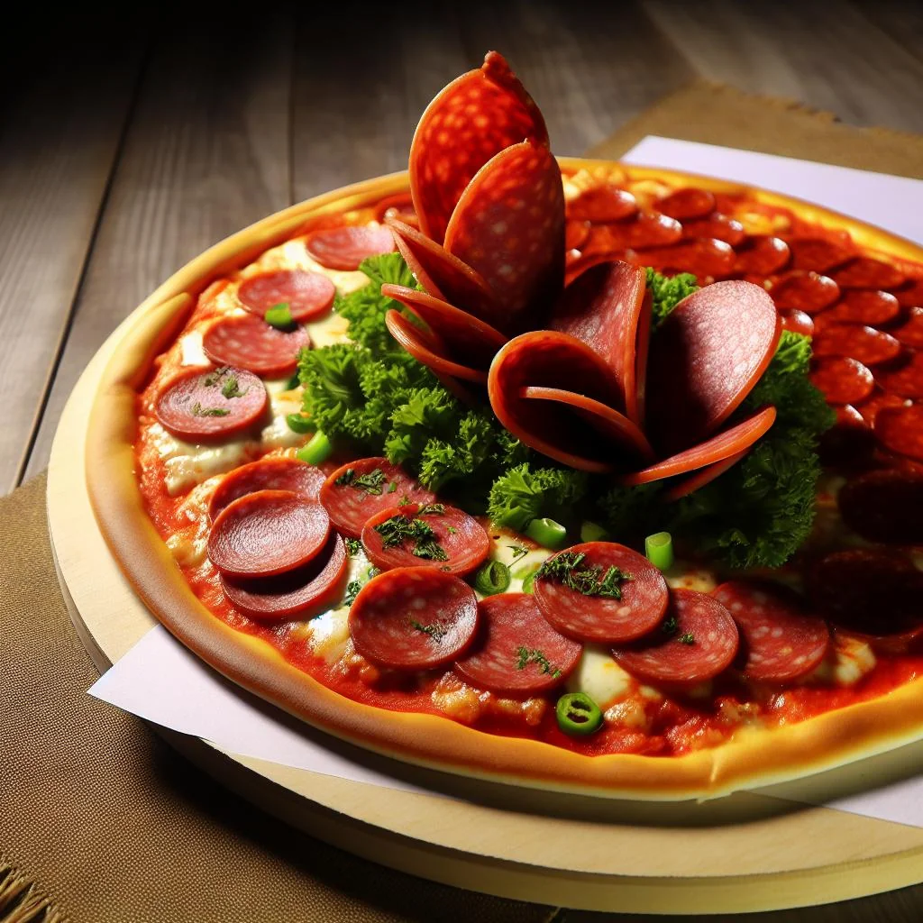 Halal Pepperoni Pizza with Sucuk Recipe