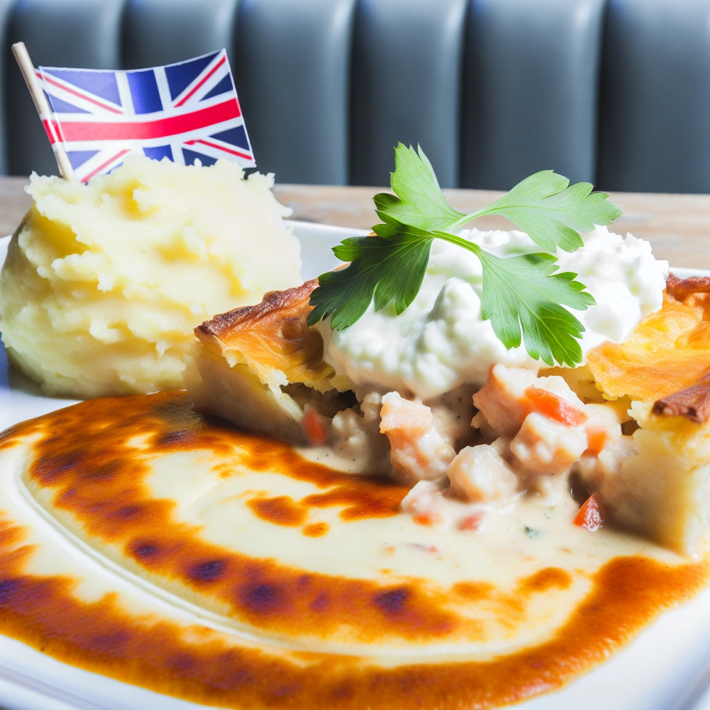 Hearty British Fish Pie with Creamy Mash