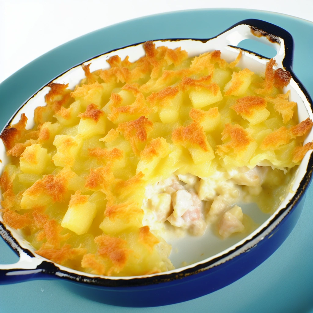 Hearty Creamy Fish Pie with Potato Topping Recipe