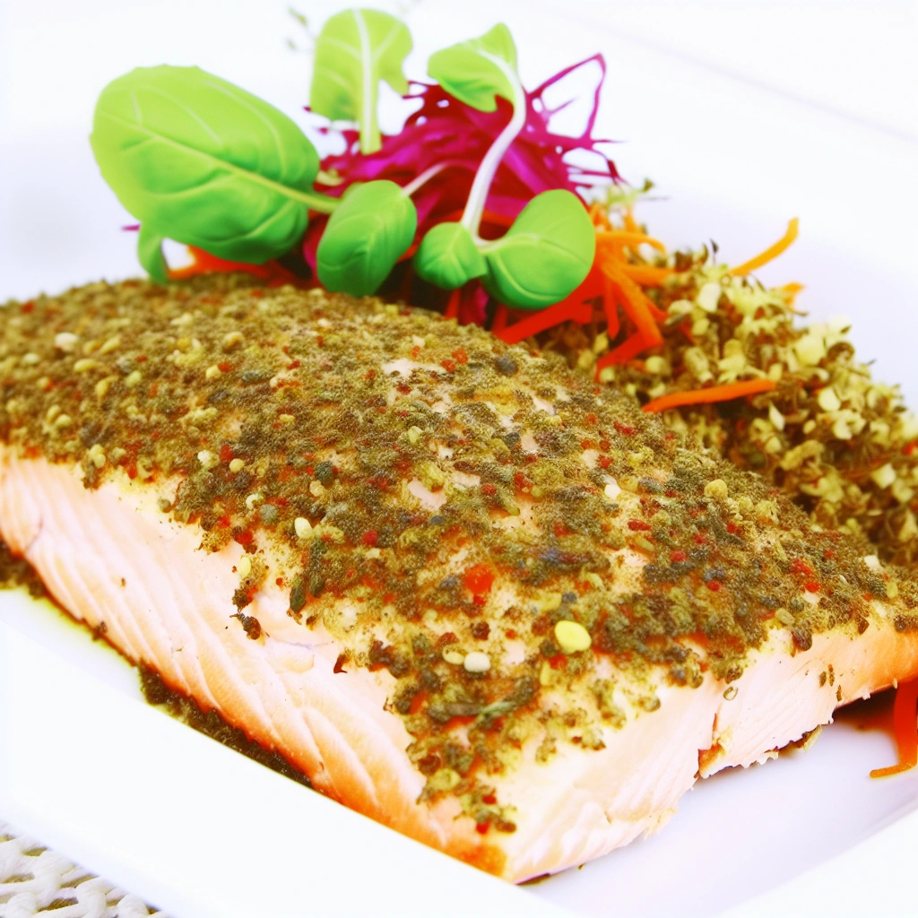 Herb-Crusted Baked Salmon Recipe