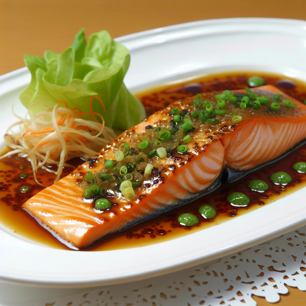 Honey Garlic Glazed Baked Salmon Recipe