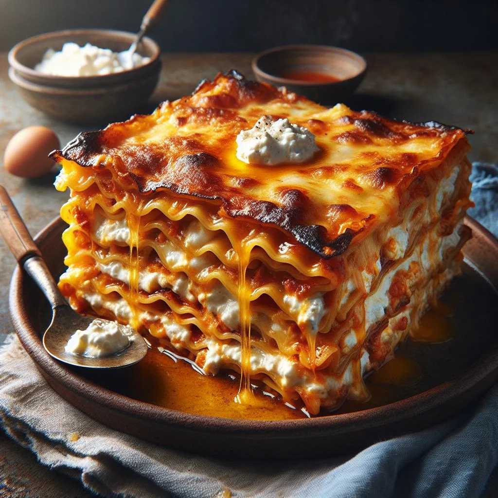 Lasagna with Ricotta Cheese Recipe