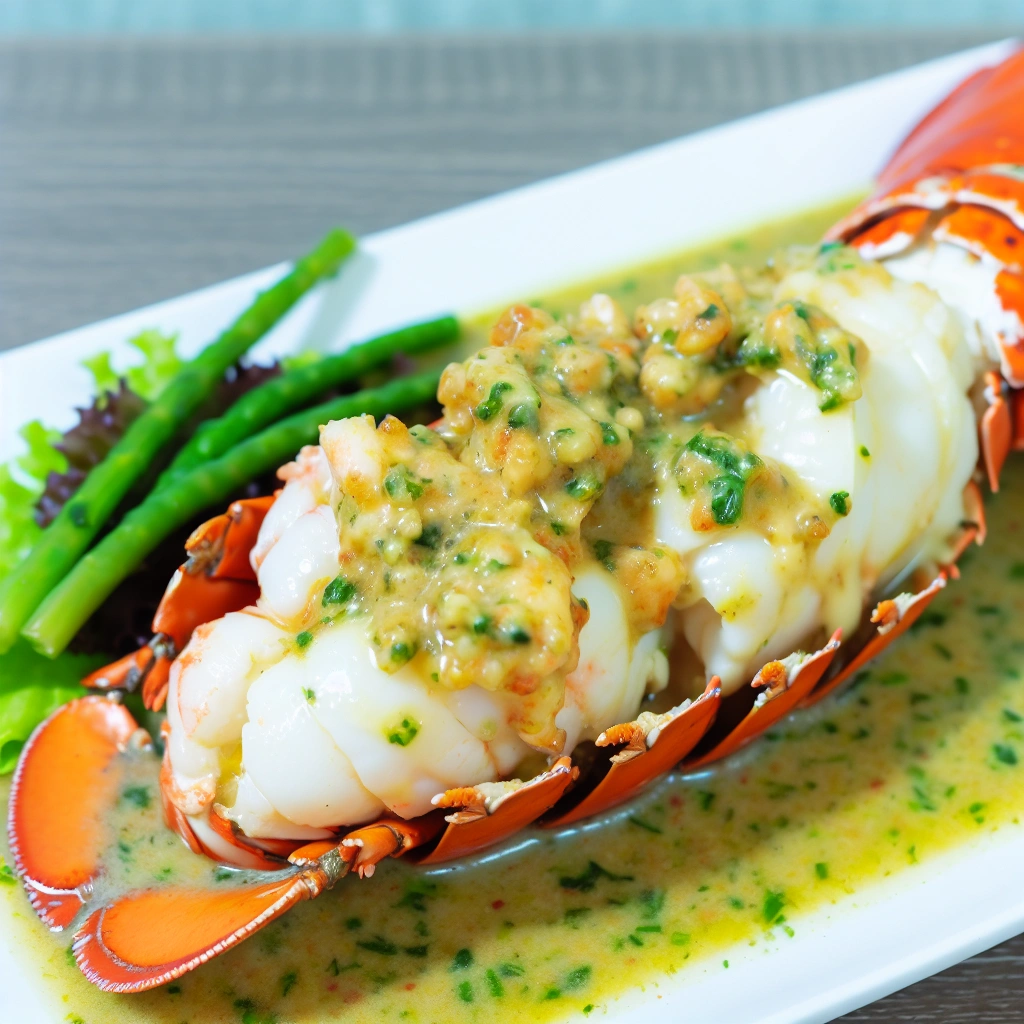 Luxurious Garlic Herb Lobster Tail Recipe