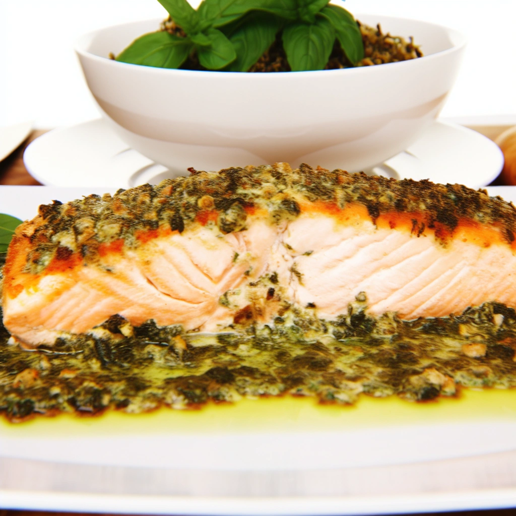 Oven-Baked Herb-Crusted Salmon Recipe