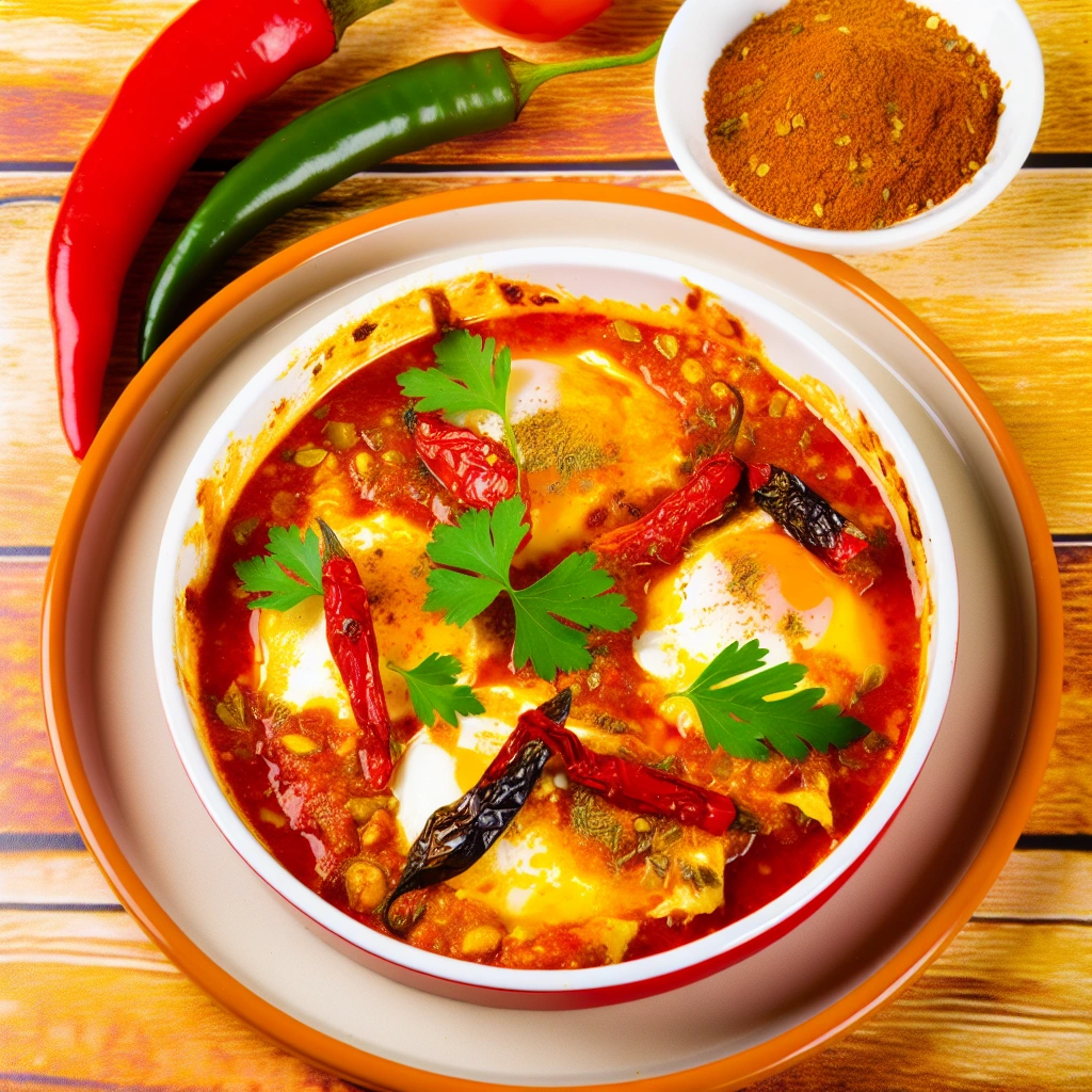 Rich Shakshuka with Middle Eastern Spices Recipe