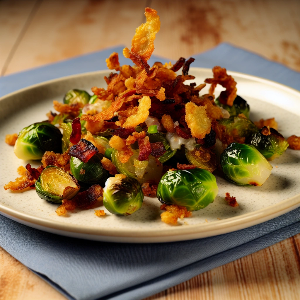 Savory Crispy Roasted Brussels Sprouts Recipe