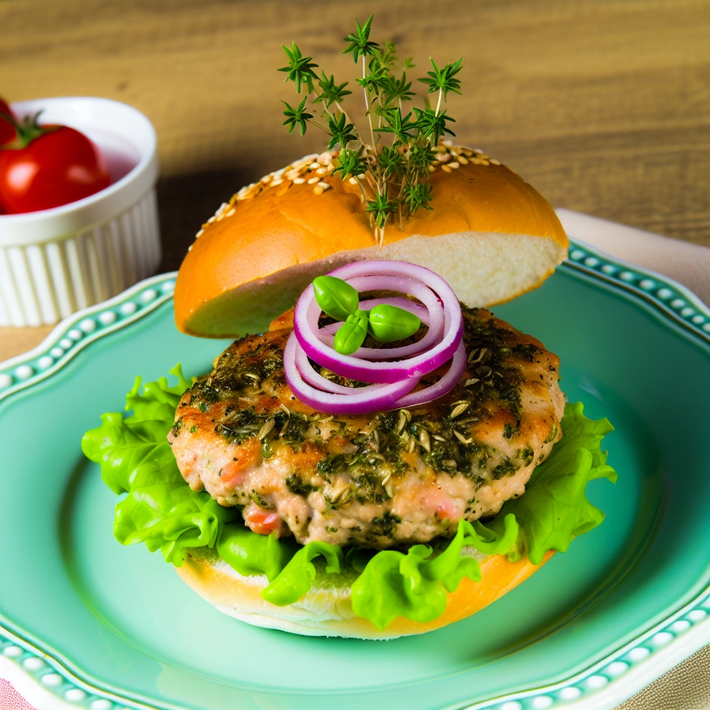 Savory Herb Infused Turkey Burgers Recipe