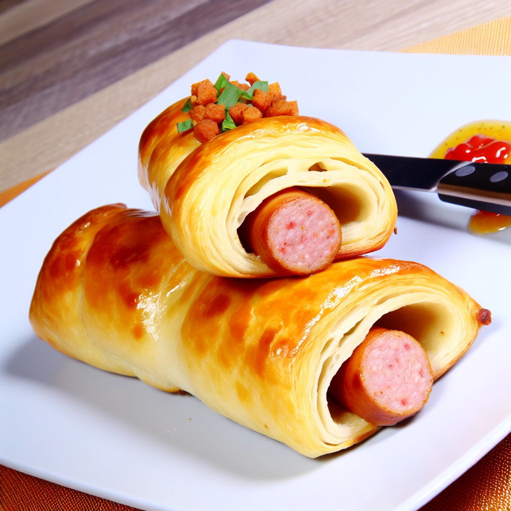 Savory Sausage Pastry Rolls Recipe