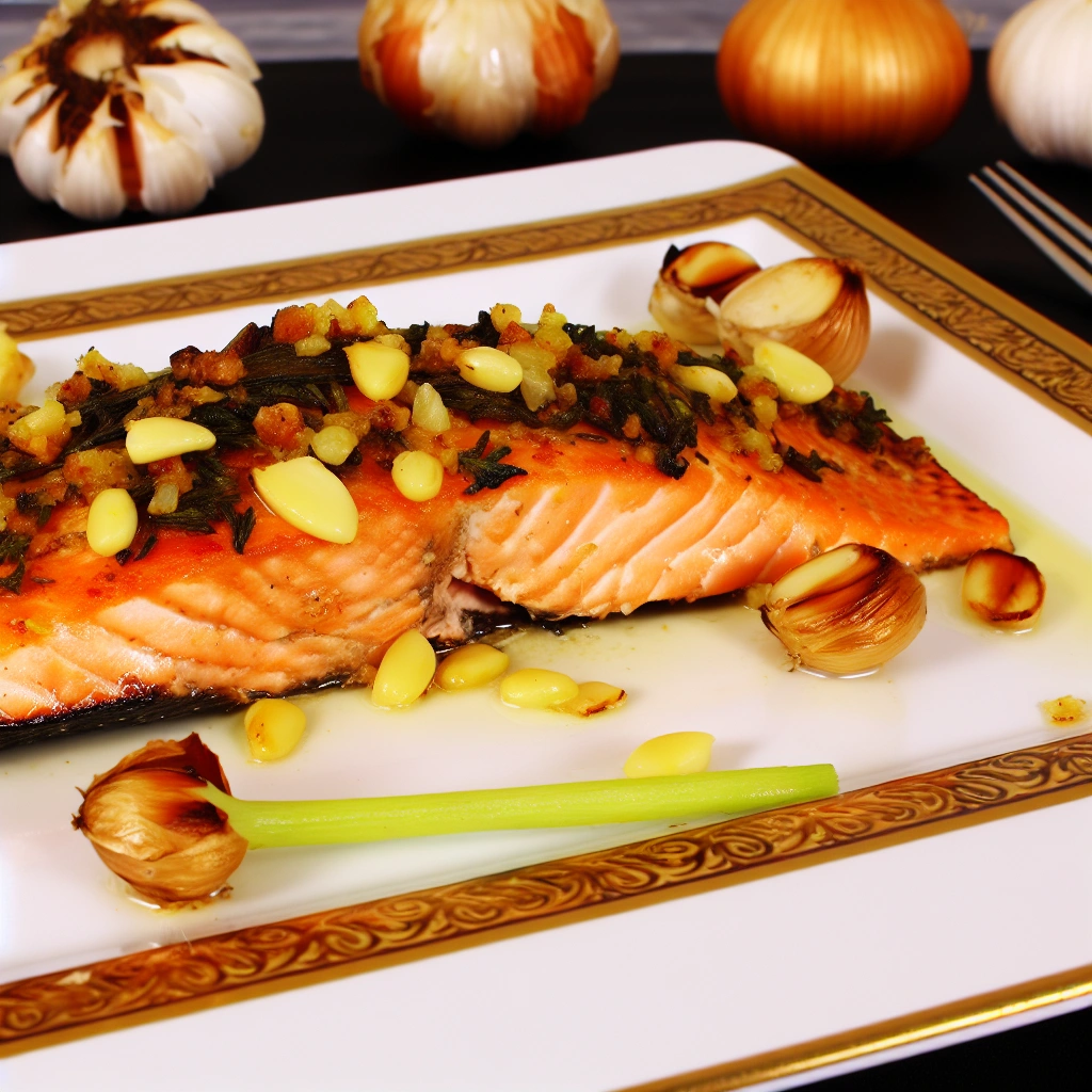 Succulent Baked Garlic Salmon Recipe