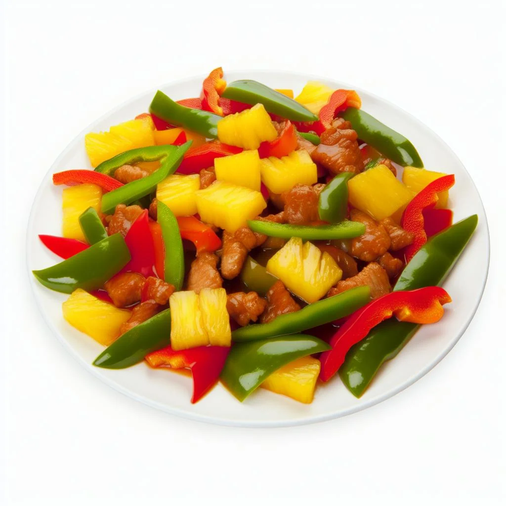 Sweet and Sour Pork with Pineapple and Bell Peppers Recipe