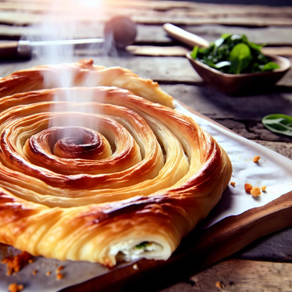 Turkish Spiral Borek Pastry Recipe