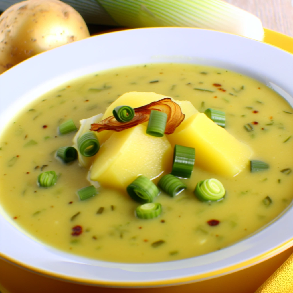 Velvety Leek and Potato Soup Recipe