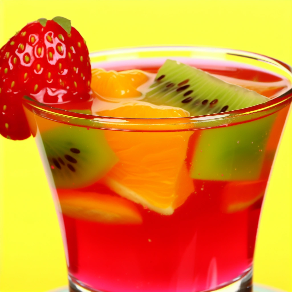 Vibrant Fruit Jello Cocktail Recipe