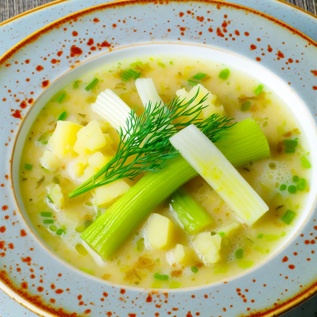 Warming Leek And Creamy Potato Soup Recipe